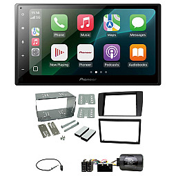 Jaguar S-Type, X-Type 2002-2008 Pioneer 6.8" Wired CarPlay / Android Auto Bluetooth Stereo Upgrade Pack Jaguar S-Type, X-Type 2002-2008 Pioneer 6.8" Wired CarPlay / Android Auto Bluetooth Stereo Upgrade Pack