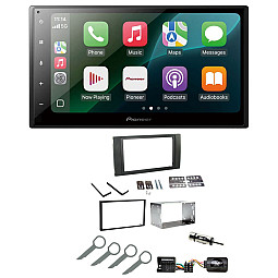 Ford Focus, Fiesta, Transit Pioneer 6.8" Wired CarPlay / Android Auto Bluetooth Stereo Upgrade Pack Ford Focus, Fiesta, Transit Pioneer 6.8" Wired CarPlay / Android Auto Bluetooth Stereo Upgrade Pack
