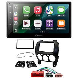 Mazda 2 2008 - 2014 Pioneer 6.8" Wired CarPlay / Android Auto Bluetooth Stereo Upgrade Pack