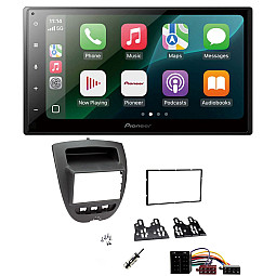 Toyota Aygo 2005 - 2014 Pioneer 6.8" Wired CarPlay / Android Auto Bluetooth Stereo Upgrade Pack Toyota Aygo 2005 - 2014 Pioneer 6.8" Wired CarPlay / Android Auto Bluetooth Stereo Upgrade Pack