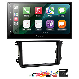 Pioneer 6.8" Wired Apple CarPlay / Android Auto Bluetooth Stereo Upgrade Pack For Volkswagen Pioneer 6.8" Wired Apple CarPlay / Android Auto Bluetooth Stereo Upgrade Pack For Volkswagen