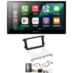 Pioneer 6.8" Wired CarPlay / Android Auto Bluetooth Stereo Upgrade Pack For Volkswagen Pioneer 6.8" Wired CarPlay / Android Auto Bluetooth Stereo Upgrade Pack For Volkswagen
