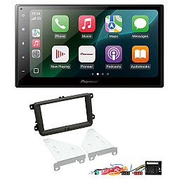 Volkswagen Passat, Polo, Sagitar, Scirocco Pioneer 6.8" Wired CarPlay / Android Auto Bluetooth Stereo Upgrade Pack Volkswagen Passat, Polo, Sagitar, Scirocco Pioneer 6.8" Wired CarPlay / Android Auto Bluetooth Stereo Upgrade Pack