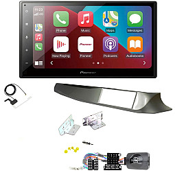 Alfa Romeo Giulietta (2010-2014) Silver Pioneer 6.8" Bluetooth Apple CarPlay DAB Stereo Upgrade Kit Alfa Romeo Giulietta (2010-2014) Silver Pioneer 6.8" Bluetooth Apple CarPlay DAB Stereo Upgrade Kit