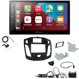 Ford Focus Black Pioneer 6.8" Bluetooth Apple CarPlay DAB Stereo Upgrade Kit Ford Focus Black Pioneer 6.8" Bluetooth Apple CarPlay DAB Stereo Upgrade Kit