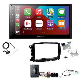Fiat 500 2015 - 2021 Pioneer 6.8" Bluetooth Apple CarPlay, Android Auto DAB Stereo Upgrade Kit Fiat 500 2015 - 2021 Pioneer 6.8" Bluetooth Apple CarPlay, Android Auto DAB Stereo Upgrade Kit