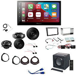 Vauxhall Corsa D 2007 - 2014 Double Din Stereo / Speakers / Subwoofer Upgrade kit Vauxhall Corsa D 2007 - 2014 Double Din Stereo / Speakers / Subwoofer Upgrade kit