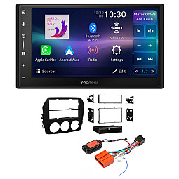 Mazda MX-5 2009 - 2015 (SWC/ NON BOSE) Pioneer 6.8" Wireless Android Auto / CarPlay Bluetooth DAB+ Stereo Upgrade Kit