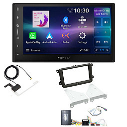 Volkswagen Pioneer 6.8" Screen Wireless Android Auto/Apple CarPlay Bluetooth DAB+ Stereo Upgrade Kit