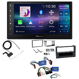 Saab 9-3 2006-2014 Pioneer 6.8" Screen Wireless Android Auto/Apple CarPlay Bluetooth DAB+ Stereo Upgrade Kit Saab 9-3 2006-2014 Pioneer 6.8" Screen Wireless Android Auto/Apple CarPlay Bluetooth DAB+ Stereo Upgrade Kit