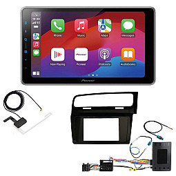 VW Golf MK7 (2012–2016) Pioneer 9" Wireless Carplay / Android Auto, DAB, Bluetooth, Climate / Parking Proximity Sensor / USB Retention