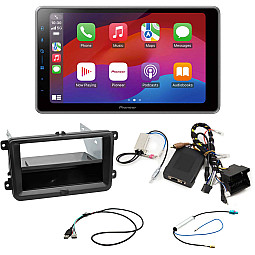 VW Transporter T6 2015 - 2019 Pioneer 9" Wireless Carplay / Android Auto, DAB, Bluetooth, Climate / Parking Proximity Sensor / USB Retention