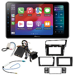 VW Golf MK7, MK7.5 2012 -2020 Pioneer 9" Wireless CarPlay / Android Auto DAB/DAB+ Bluetooth Car Stereo Upgrade Pack