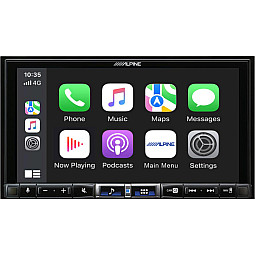 ALPINE CAR/Van Bluetooth USB Stereo iPhone Android Ready Mechless Aux  UTE200BT