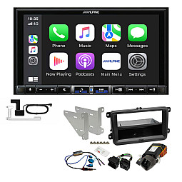 VW Transporter T5 Alpine ILX-705D 7" Wireless DAB+ Digital Radio Apple CarPlay / Android Auto Car Stereo Upgrade Kit