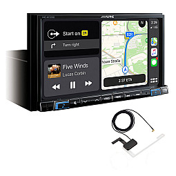 Alpine INE-W720D Apple CarPlay Android Auto Navigation with TomTom Maps DAB Digital Radio With Aerial