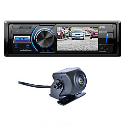 JVC KD-X560BT Single DIN Digital Media Bluetooth Receiver USB, AUX, 3" TFT Screen With Rear Camera