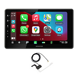 Kenwood DMX-F920DS 9.0” Floating HD Screen Wireless CarPlay / Android Auto, Mirroring, DAB+ Car Stereo With Aerial