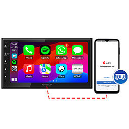 Kenwood DMX5023DABS CAMPER 6.8" Android Auto / CarPlay Double DIN Sygic GPS Navigation Bluetooth DAB Stereo  Kenwood DMX5023DABS CAMPER 6.8" Android Auto / CarPlay Double DIN Sygic GPS Navigation Bluetooth DAB Stereo