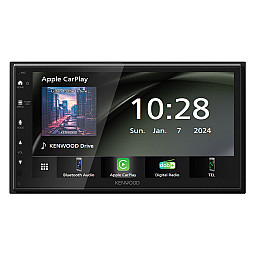 Kenwood DMX6523DABS 6.8" WSVGA Screen Wireless CarPlay / Android Auto, Mirroring, DAB+ Bluetooth Stereo Kenwood DMX6523DABS 6.8" WSVGA Screen Wireless CarPlay / Android Auto, Mirroring, DAB+ Bluetooth Stereo