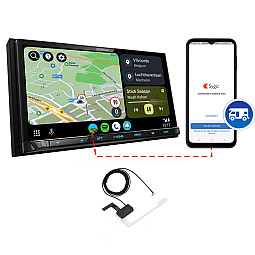 Kenwood DMX8021DABS CAMPER + Sygic GPS Navigation CarPlay / Android Auto Bluetooth Digital Media AV Receiver With Aerial Kenwood DMX8021DABS CAMPER + Sygic GPS Navigation CarPlay / Android Auto Bluetooth Digital Media AV Receiver With Aerial