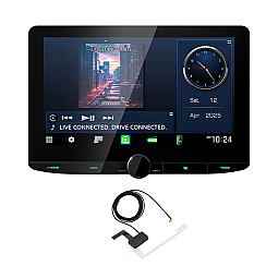 Kenwood DMX9724XDS Floating 10.1" DAB+ Digital Media Receiver Wireless CarPlay / Android Auto Bluetooth Stereo With Aerial Kenwood DMX9724XDS Floating 10.1" DAB+ Digital Media Receiver Wireless CarPlay / Android Auto Bluetooth Stereo With Aerial
