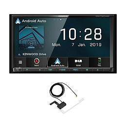 Kenwood DNX7190DABS 7" CarPlay / Android Auto USB, Sat Nav, Bluetooth, GPS, DAB+ Car Stereo With Aerial