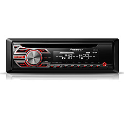 Pioneer DEH-150MP CD AUX Single Din Car Stereo Headunit Red Illumination 4x50w Pioneer DEH-150MP CD AUX Single Din Car Stereo Headunit Red Illumination 4x50w
