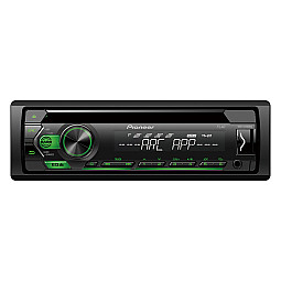 Pioneer DEH-S120UBG 1-DIN CD Tuner with RDS tuner, Green Illumination, USB Aux-In Player Pioneer DEH-S120UBG 1-DIN CD Tuner with RDS tuner, Green Illumination, USB Aux-In Player