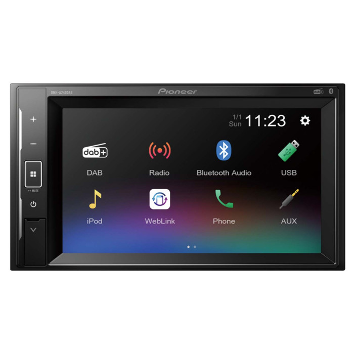 Toyota Yaris 2007-2011 Pioneer DAB Digital Radio, 6.2" Screen iPod iPhone Bluetooth Stereo Upgrade Kit