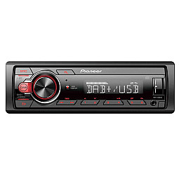 Pioneer MVH-130DAB Mechless MP3 Car Radio with DAB USB Aux In Pioneer MVH-130DAB Mechless MP3 Car Radio with DAB USB Aux In