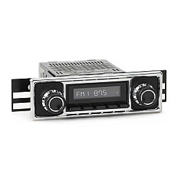 RetroSound RSM2B-BPC Motor 2 BT Pebble & Chrome Bluetooth, USB, AM/FM, iPod / iPhone Car Stereo RetroSound RSM2B-BPC Motor 2 BT Pebble & Chrome Bluetooth, USB, AM/FM, iPod / iPhone Car Stereo