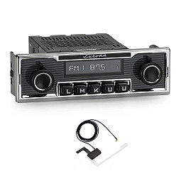 RetroSound RSM6D-E - Europa Motor 6 1960's-70's DAB+, FM Radio, USB, Bluetooth, Classic Car Stereo With Aerial RetroSound RSM6D-E - Europa Motor 6 1960's-70's DAB+, FM Radio, USB, Bluetooth, Classic Car Stereo With Aerial