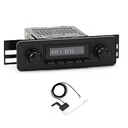 RetroSound RSM6D-ESB Motor 6DAB Euro Style Black DAB+, Bluetooth, AM/FM, USB Car Stereo With Aerial RetroSound RSM6D-ESB Motor 6DAB Euro Style Black DAB+, Bluetooth, AM/FM, USB Car Stereo With Aerial