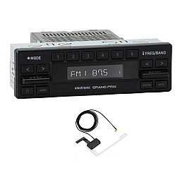 RetroSound RSM6D-GP Motor 6DAB Grand Prix Bluetooth, USB, AM/FM, iPod / iPhone Car Stereo With Aerial RetroSound RSM6D-GP Motor 6DAB Grand Prix Bluetooth, USB, AM/FM, iPod / iPhone Car Stereo With Aerial