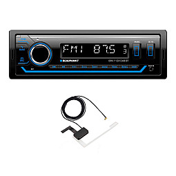 Blaupunkt BPA 1124 DAB BT DAB+ Car Mechless Stereo Front Dual USB, RDS, Bluetooth, FM Tuner With Aerial Blaupunkt BPA 1124 DAB BT DAB+ Car Mechless Stereo Front Dual USB, RDS, Bluetooth, FM Tuner With Aerial