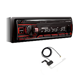 Alpine UTE-204DAB Mechless DAB+ Car Stereo Radio Bluetooth MP3 FLAC USB AUX EQ With Aerial Alpine UTE-204DAB Mechless DAB+ Car Stereo Radio Bluetooth MP3 FLAC USB AUX EQ With Aerial