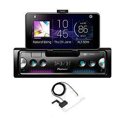 Pioneer SPH-20DAB 1-DIN Receiver DAB/DAB+ Digital Radio Bluetooth USB Spotify Stereo With Aerial Pioneer SPH-20DAB 1-DIN Receiver DAB/DAB+ Digital Radio Bluetooth USB Spotify Stereo With Aerial