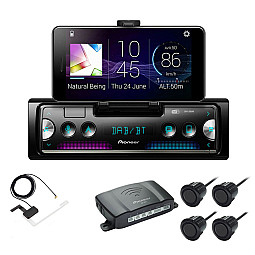 Pioneer SPH-20DAB 1-DIN Receiver DAB/DAB+ Digital Radio Bluetooth USB Stereo With Aerial & Rear Parking Sensor Pioneer SPH-20DAB 1-DIN Receiver DAB/DAB+ Digital Radio Bluetooth USB Stereo With Aerial & Rear Parking Sensor