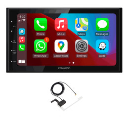 Kenwood DMX5020DABS 6.8" Double DIN DAB Radio Bluetooth Android Auto CarPlay With Aerial Kenwood DMX5020DABS 6.8" Double DIN DAB Radio Bluetooth Android Auto CarPlay With Aerial