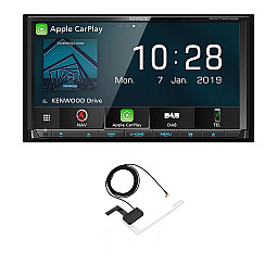 Kenwood DNX7190DABS 7" CarPlay / Android Auto USB, Sat Nav, Bluetooth, GPS, DAB+ Car Stereo With Aerial Kenwood DNX7190DABS 7" CarPlay / Android Auto USB, Sat Nav, Bluetooth, GPS, DAB+ Car Stereo With Aerial
