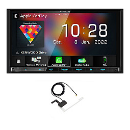 Kenwood DMX8021DABS CarPlay Android Auto Digital Media AV Receiver Bluetooth DAB+ Digital Radio With Aerial Kenwood DMX8021DABS CarPlay Android Auto Digital Media AV Receiver Bluetooth DAB+ Digital Radio With Aerial