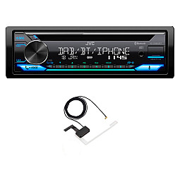 JVC KD-DB922BT Single Din Car Stereo Media Player Bluetooth DAB+ Radio AUX MP3 With Aerial JVC KD-DB922BT Single Din Car Stereo Media Player Bluetooth DAB+ Radio AUX MP3 With Aerial