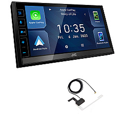 JVC KW-M785DBW 6.8" Wireless CarPlay / Android Auto Mirroring DAB Bluetooth Stereo With Aerial JVC KW-M785DBW 6.8" Wireless CarPlay / Android Auto Mirroring DAB Bluetooth Stereo With Aerial