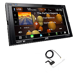 JVC KW-M875DBW Digital Media Receiver USB Bluetooth Wireless Apple CarPlay Android Auto With Aerial JVC KW-M875DBW Digital Media Receiver USB Bluetooth Wireless Apple CarPlay Android Auto With Aerial