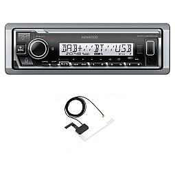 Kenwood KMR-M508DAB Marine Digital Media Receiver with DAB+ Bluetooth and Amazon Alexa With Aerial Kenwood KMR-M508DAB Marine Digital Media Receiver with DAB+ Bluetooth and Amazon Alexa With Aerial