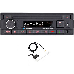 Blaupunkt Valencia 200DAB BT Car Stereo DAB Radio Bluetooth USB AUX Retro OEM Look With Aerial Blaupunkt Valencia 200DAB BT Car Stereo DAB Radio Bluetooth USB AUX Retro OEM Look With Aerial