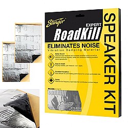 X AUTOHAUX 500x350mm Car Audio Stereo Sound Acoustic Foam Noise Absorbing Deadening Dampening 