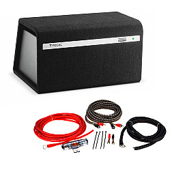Focal Bomba BP20 8" Compact Active Class D Amplified Subwoofer Enclosure With Complete Wiring Kit Focal Bomba BP20 8" Compact Active Class D Amplified Subwoofer Enclosure With Complete Wiring Kit