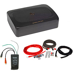 Infinity Compact Under Seat Powered Car Subwoofer System / Wiring Upgrade Kit Infinity Compact Under Seat Powered Car Subwoofer System / Wiring Upgrade Kit